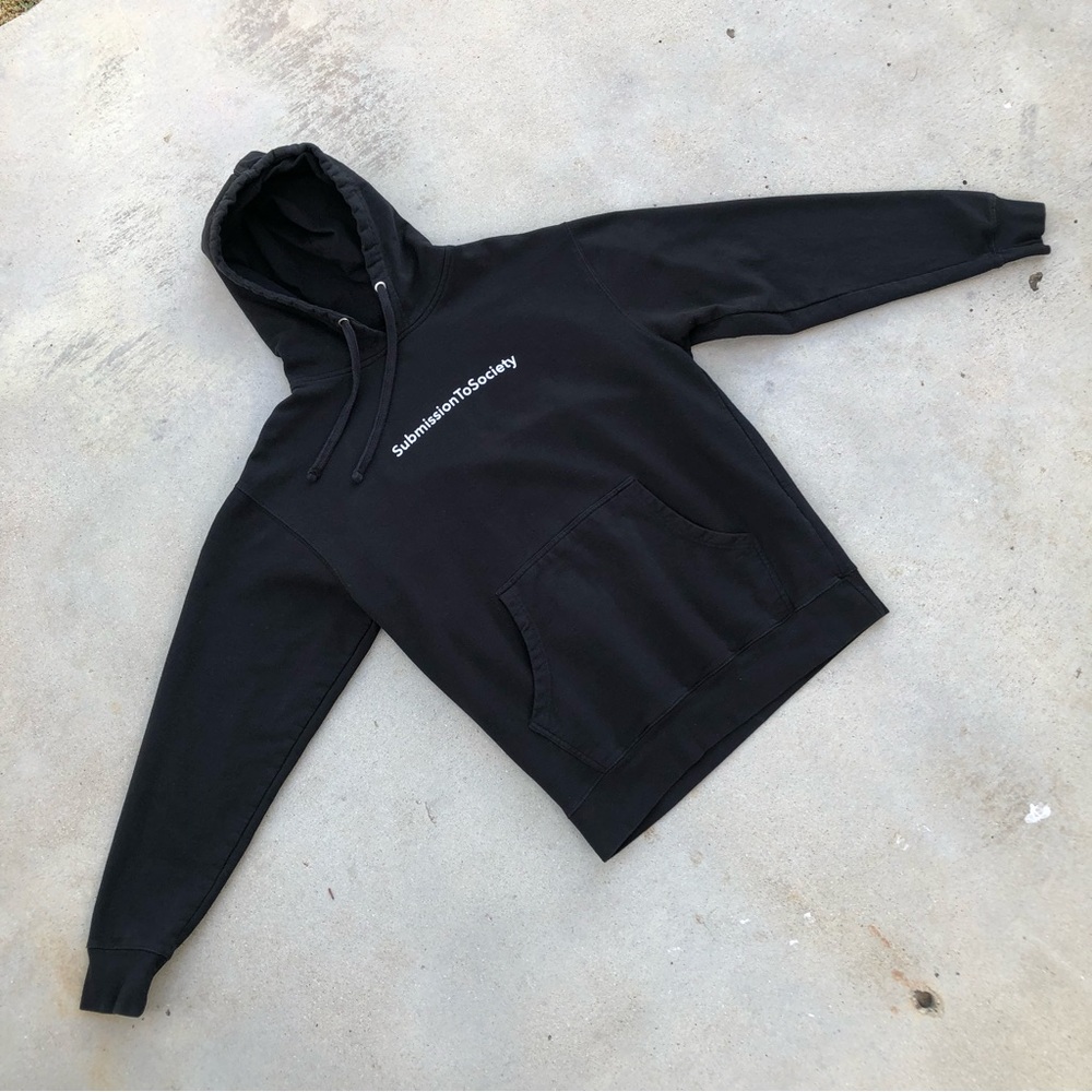 Vtg Submission To Society Jeffrey Dahmer Richard Ramirez Black Hoodie - Picture 2 of 9